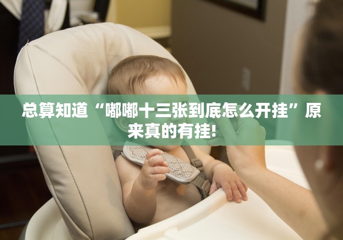 总算知道“嘟嘟十三张到底怎么开挂”原来真的有挂! 总算知道“嘟嘟十三张到底怎么开挂”原来真的有挂!