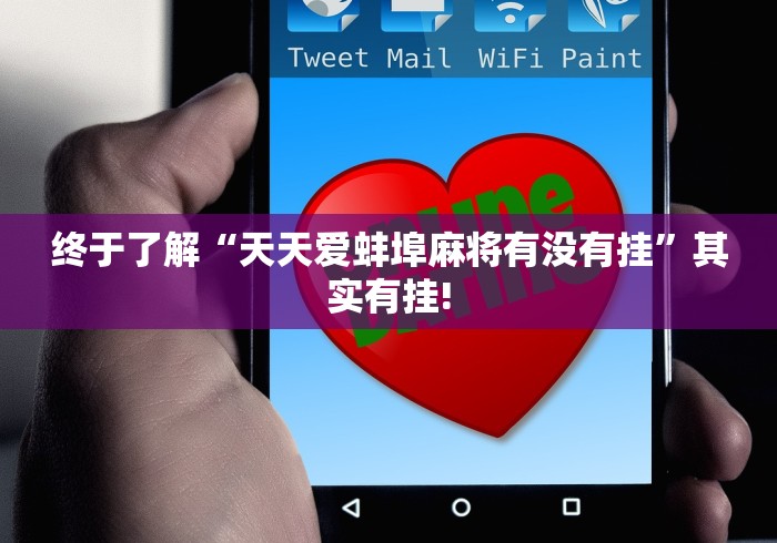 终于了解“天天爱蚌埠麻将有没有挂”其实有挂! 终于了解“天天爱蚌埠麻将有没有挂”其实有挂!