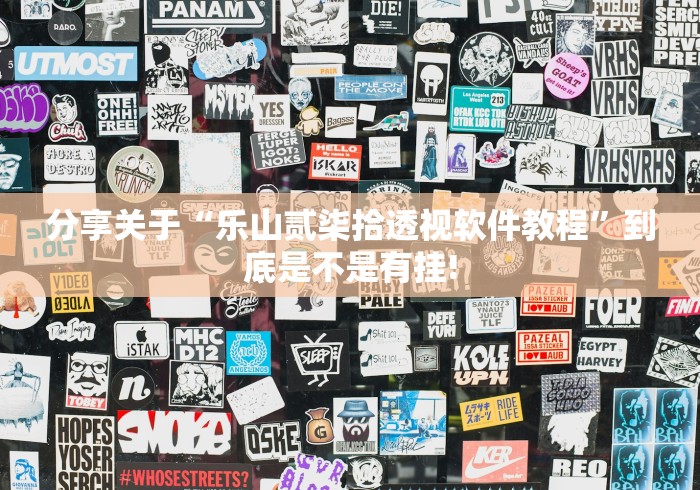 分享关于“乐山贰柒拾透视软件教程”到底是不是有挂!