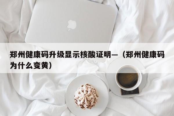郑州健康码升级显示核酸证明—(郑州健康码为什么变黄)